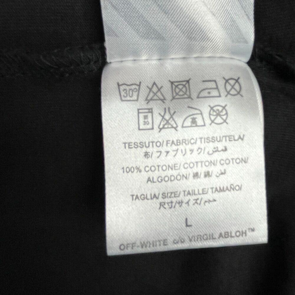 Off-White c/o Virgil Abloh Windows Singapore T-Shirt Black Graphic Men's Large - Picture 7 of 9